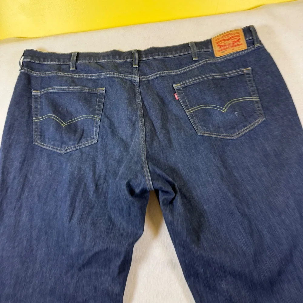 Levis 541 Mens Athletic Taper Dark Wash Blue Denim Jeans‎ W48 L32 18181-0014
